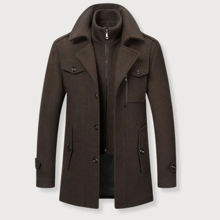 MATTEO | Manteau d'Hiver Deux Pièces