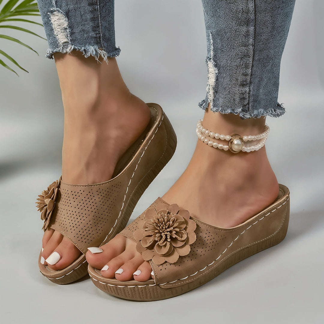 Olive – Sandales Orthopédiques à Talon