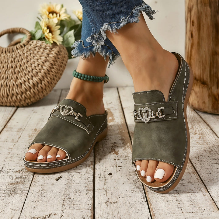 Soleva – Sandales Orthopédiques Légères avec Boucle Décorative