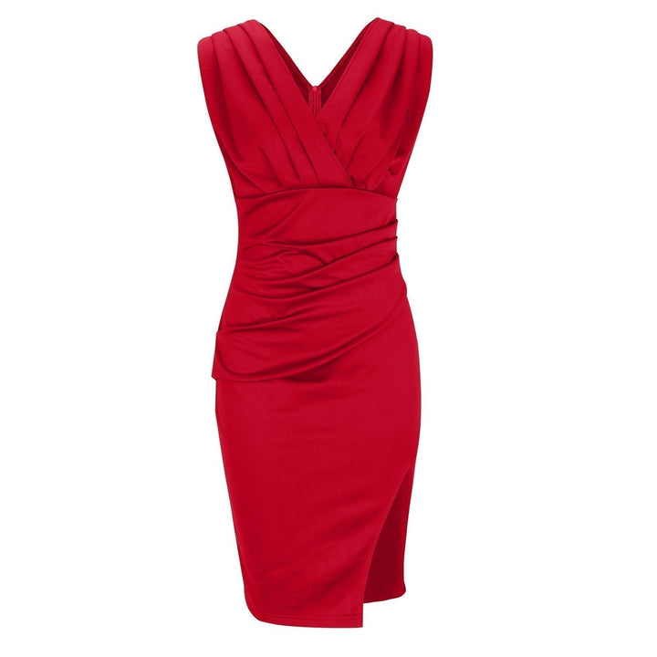 Nadia | Robe Midi Drapée Delight