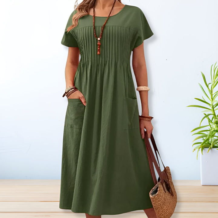 Amelia | Robe Décontractée de Jour avec Poches
