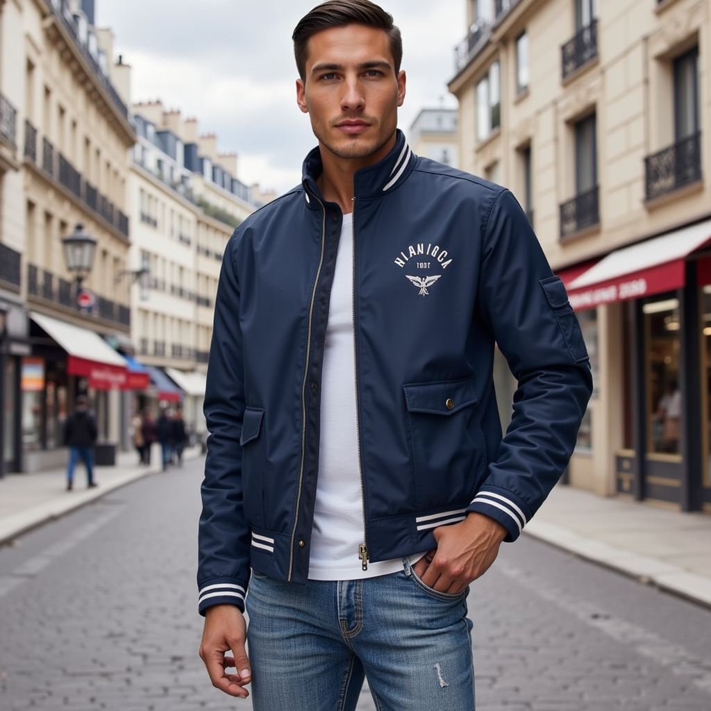 ROSSI ROMA | VESTE DE LUXE D'ÉTÉ/DE TRANSITION POUR HOMMES