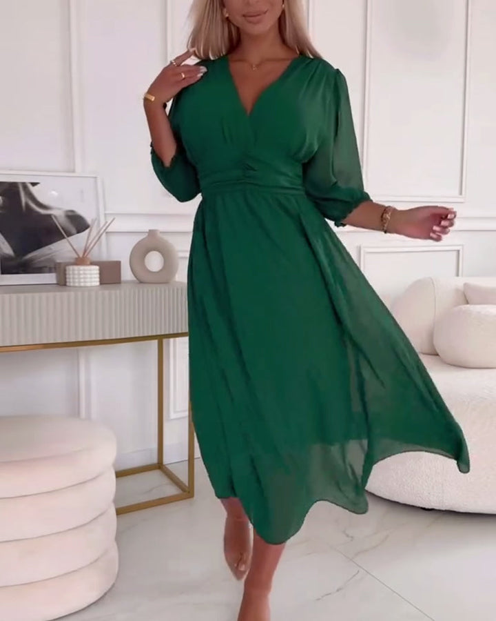 Ewa | Robe légère en chiffon de soie