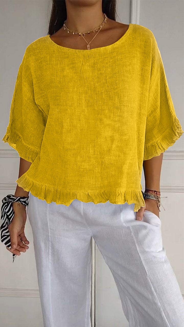 Stefania | Blouse à volants – Conçue pour flotter avec vous