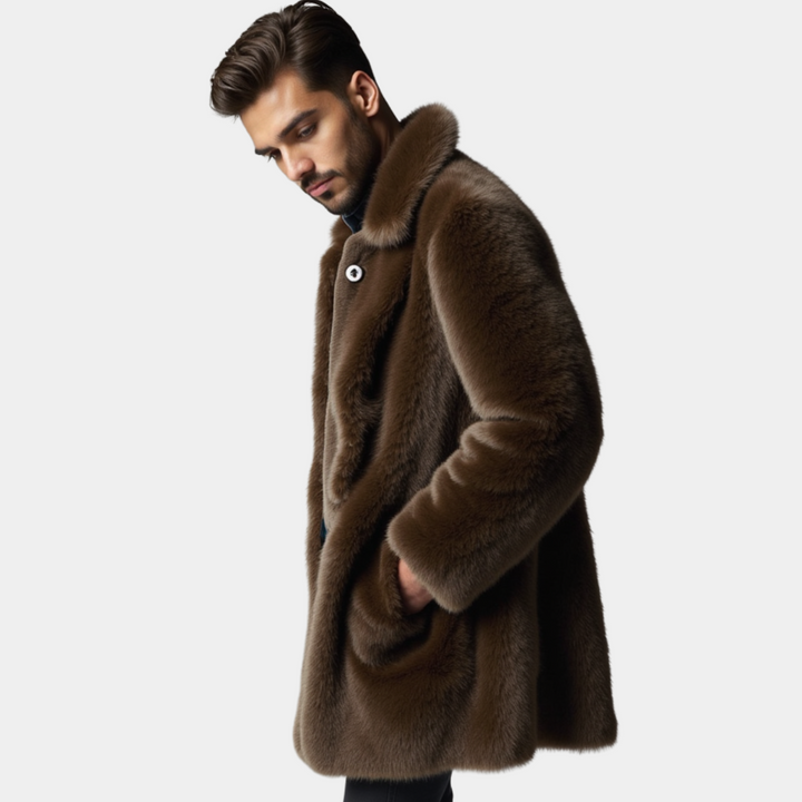 ADRIANO | MANTEAU EN VISON COURT LUXUEUX