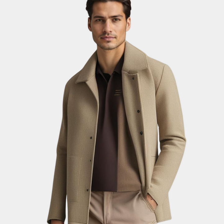VENERIO | MANTEAU EN LAINE ÉLÉGANT