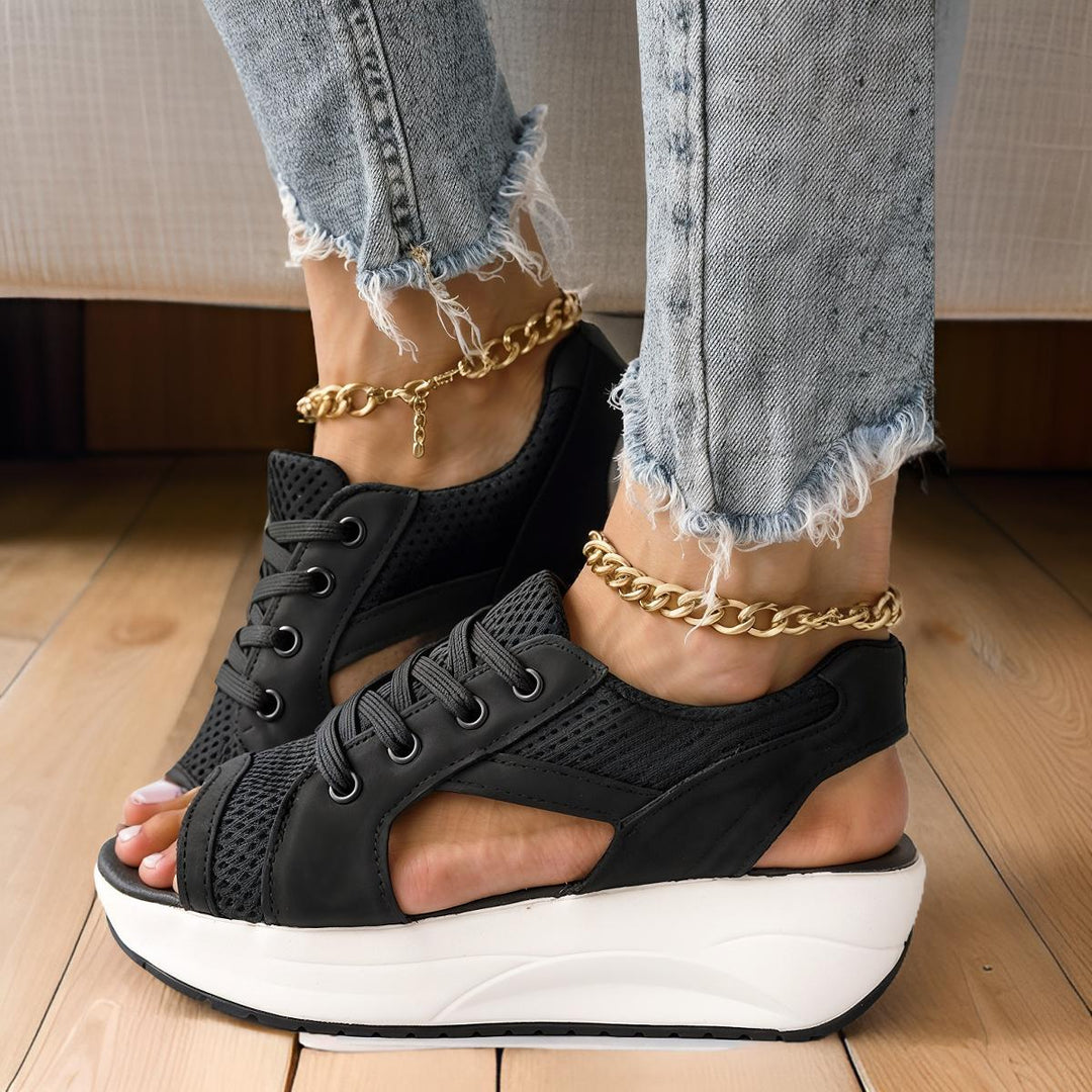 Sienna – Chaussures de Sport Orthopédiques Respirantes pour Femmes à Lacets
