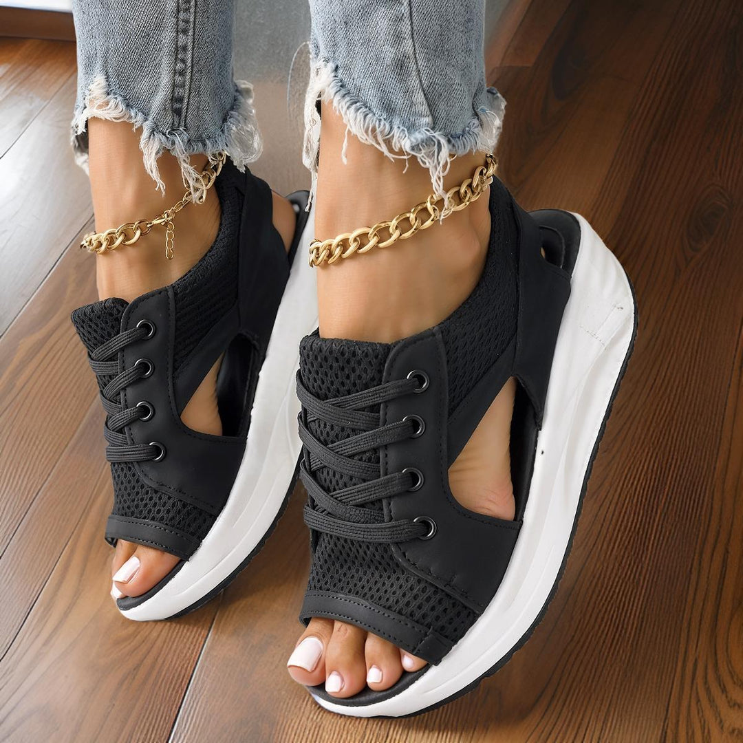 Sienna – Chaussures de Sport Orthopédiques Respirantes pour Femmes à Lacets