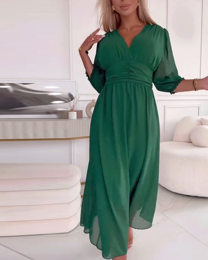 Ewa | Robe légère en chiffon de soie