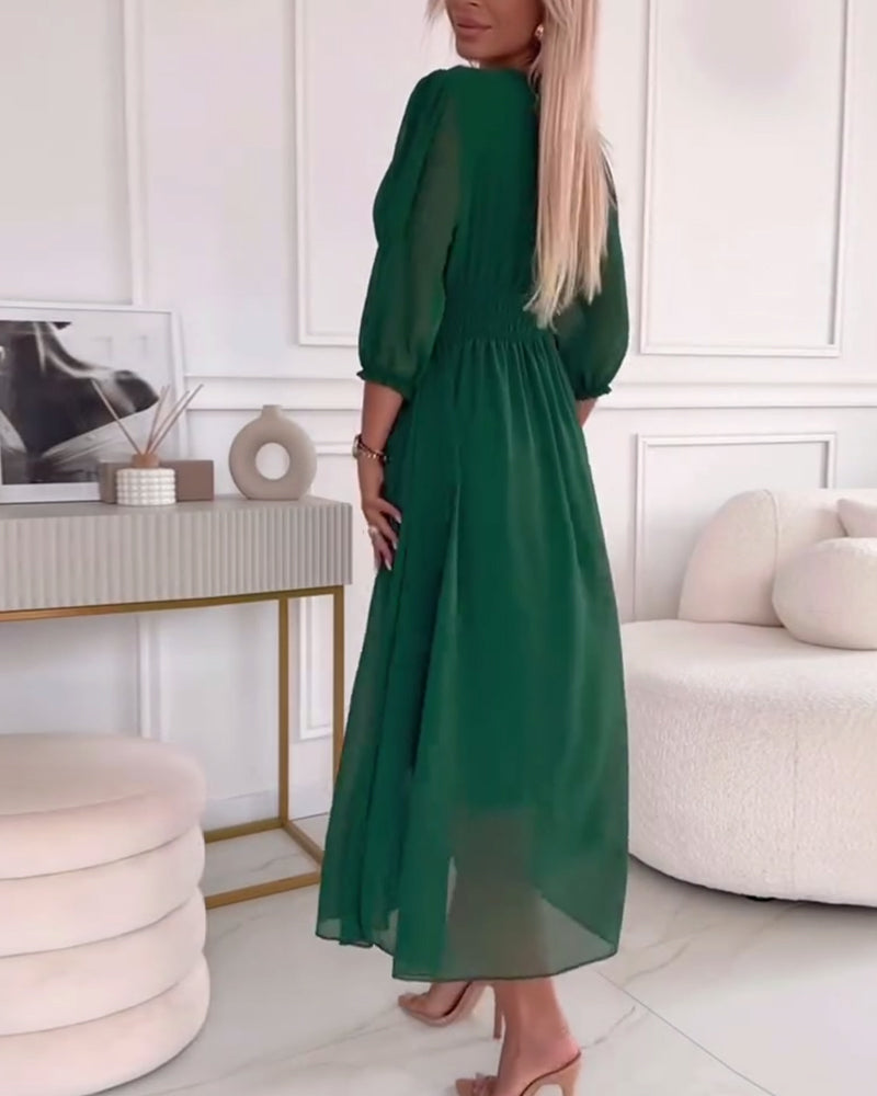 Ewa | Robe légère en chiffon de soie