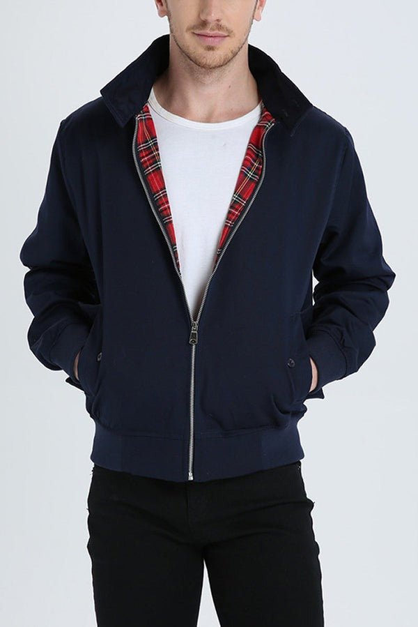 ADELMO | Veste Classique avec Doublure Tartan