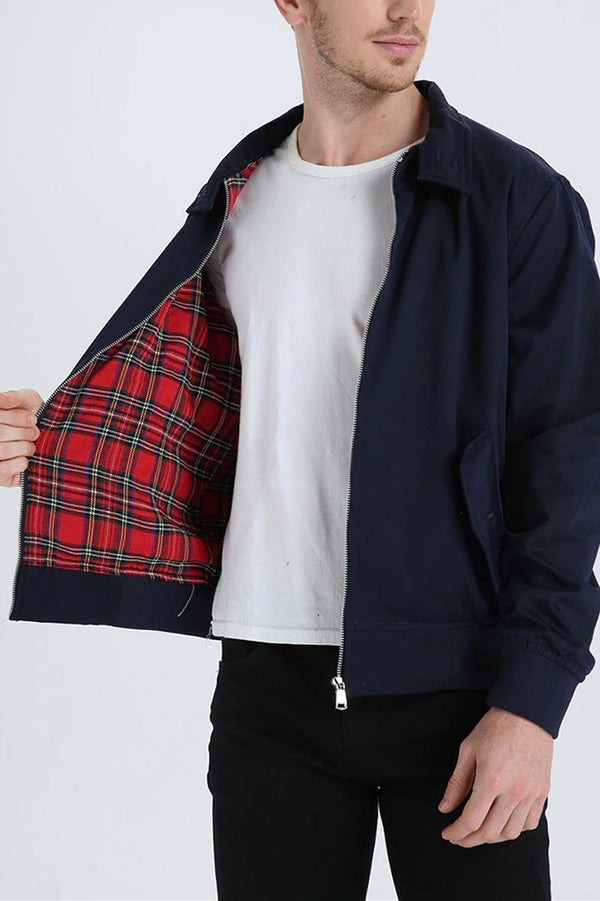 ADELMO | Veste Classique avec Doublure Tartan