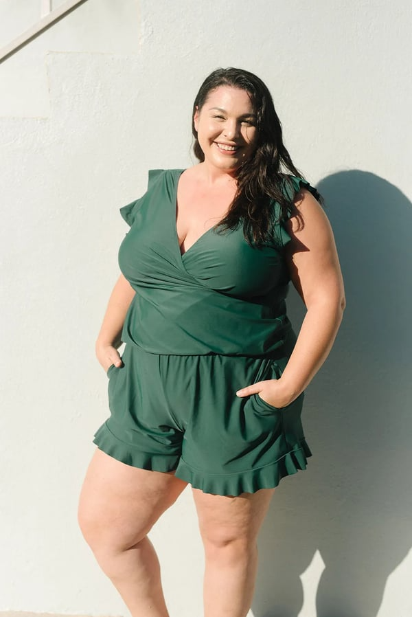 Agnieszka – Maillot de bain avec volants et soutien-gorge
