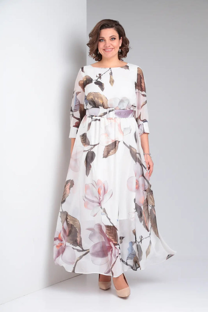Marlena | Robe maxi élégante à fleurs