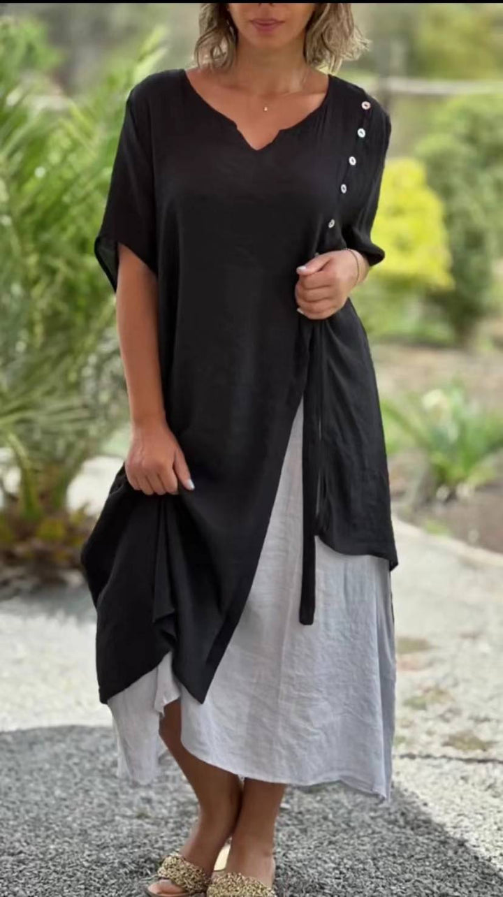 Sabina | Robe confortable à manches courtes