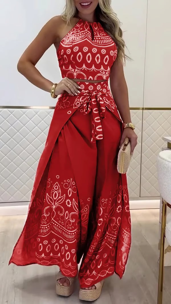 Anna – Ensemble Deux Pièces avec Motif Boho