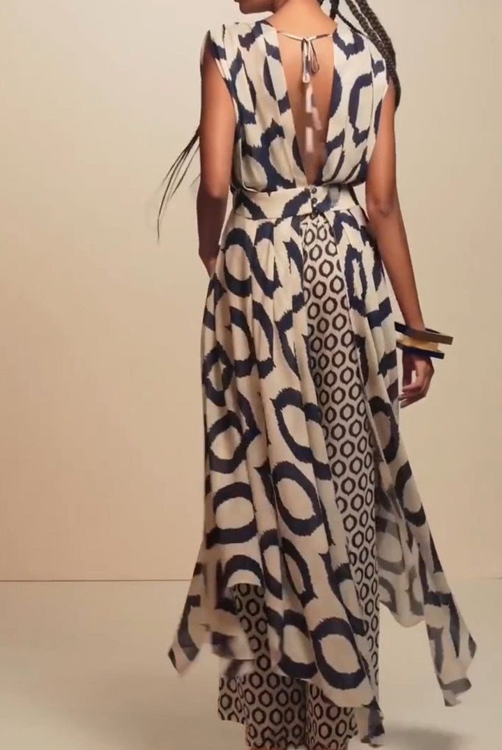 Sonia | Boho Ensemble avec Tunique Longue et Pantalons