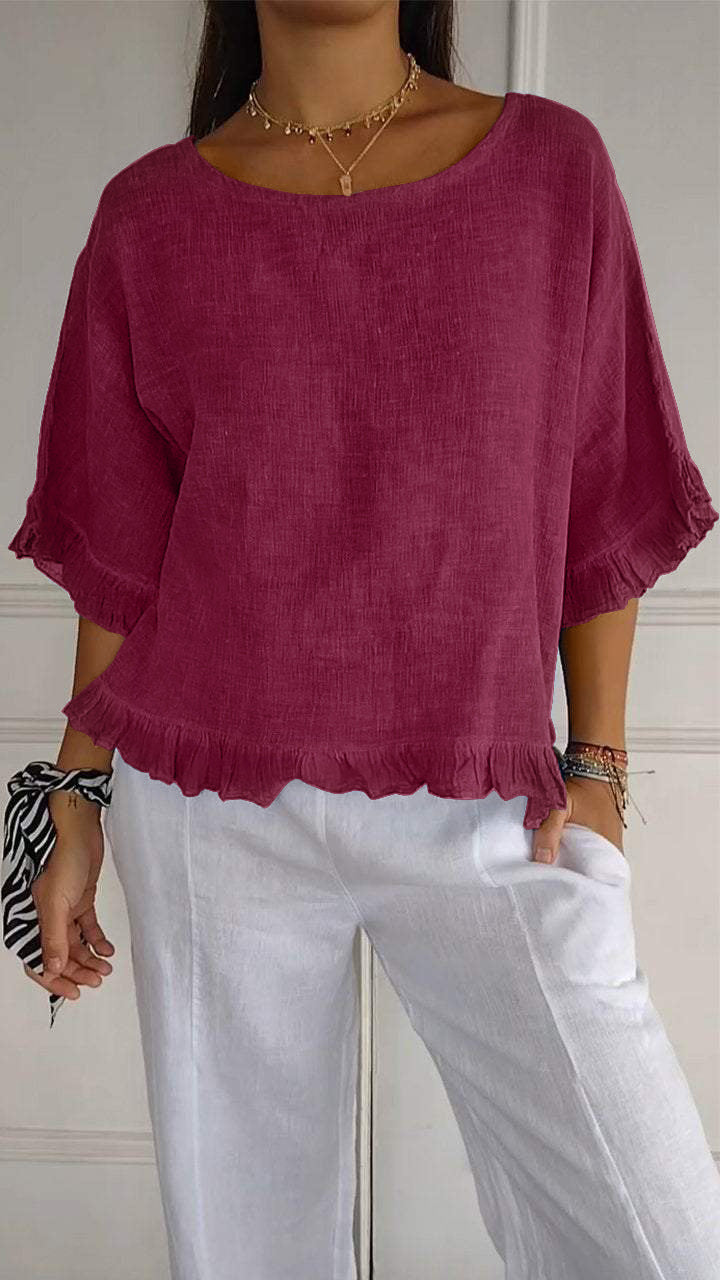 Stefania | Blouse à volants – Conçue pour flotter avec vous