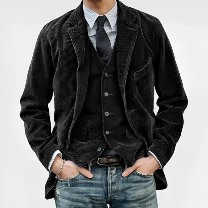 ENRICO | Ensemble Veste et Gilet Vintage