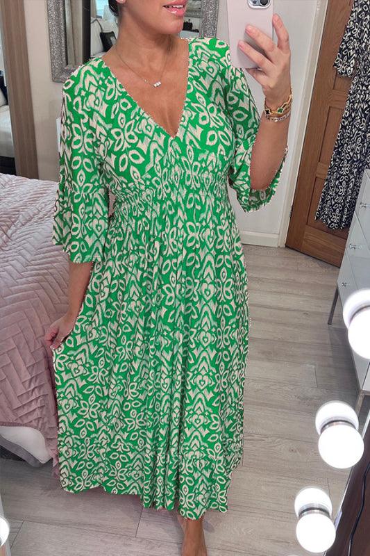 Robe Maxi Aérée – Prairie Corail