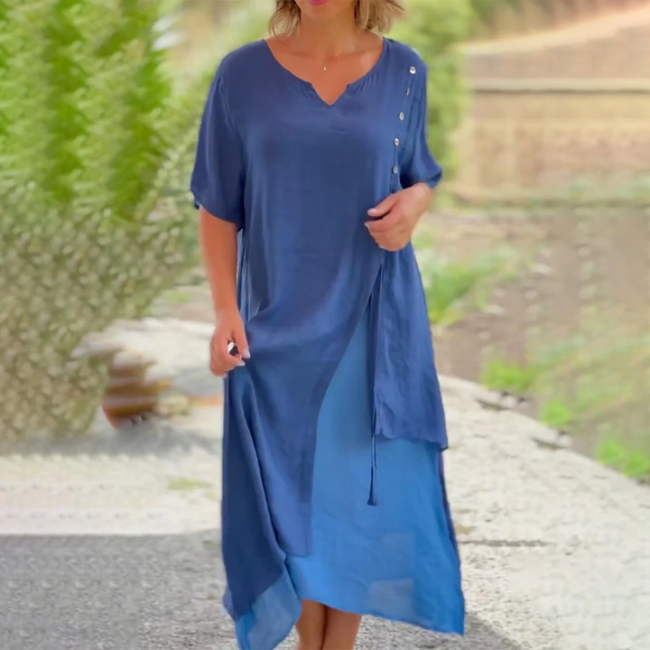Sabina | Robe confortable à manches courtes