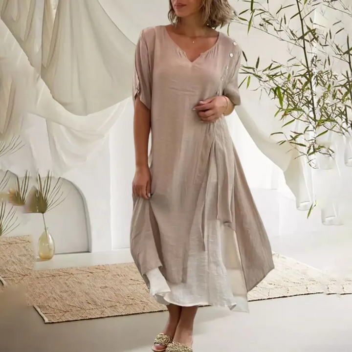 Sabina | Robe confortable à manches courtes