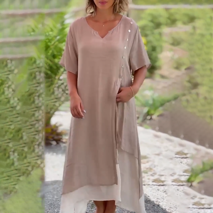 Sabina | Robe confortable à manches courtes