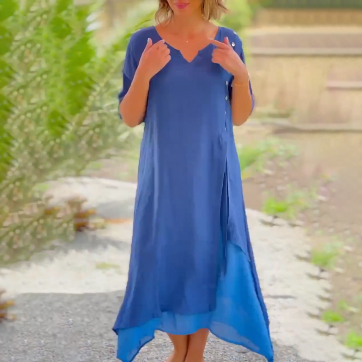 Sabina | Robe confortable à manches courtes
