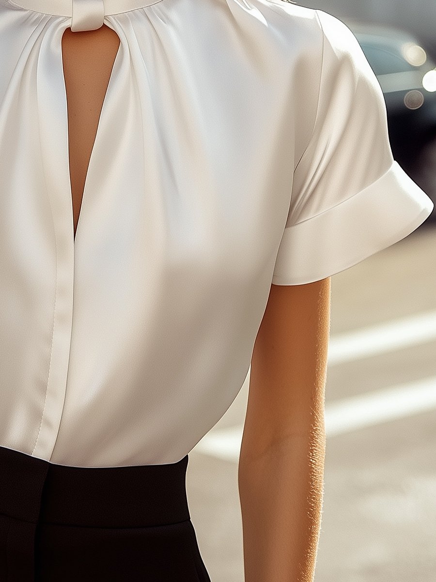 Blouse Élégance Perle