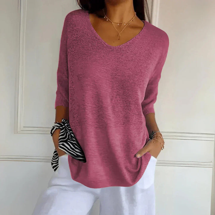 Stefania | Blouse à Manches Courtes de Style Casual Chic