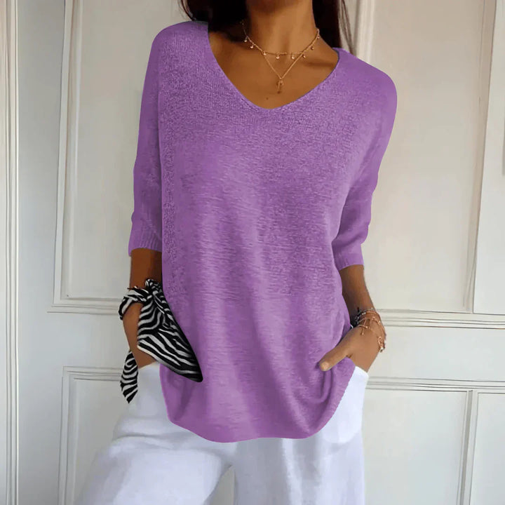 Stefania | Blouse à Manches Courtes de Style Casual Chic