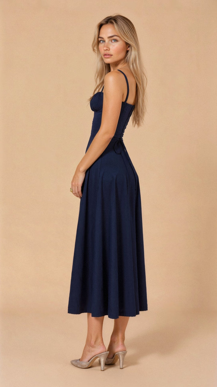 Elzbieta | Robe avec Liens à la Taille