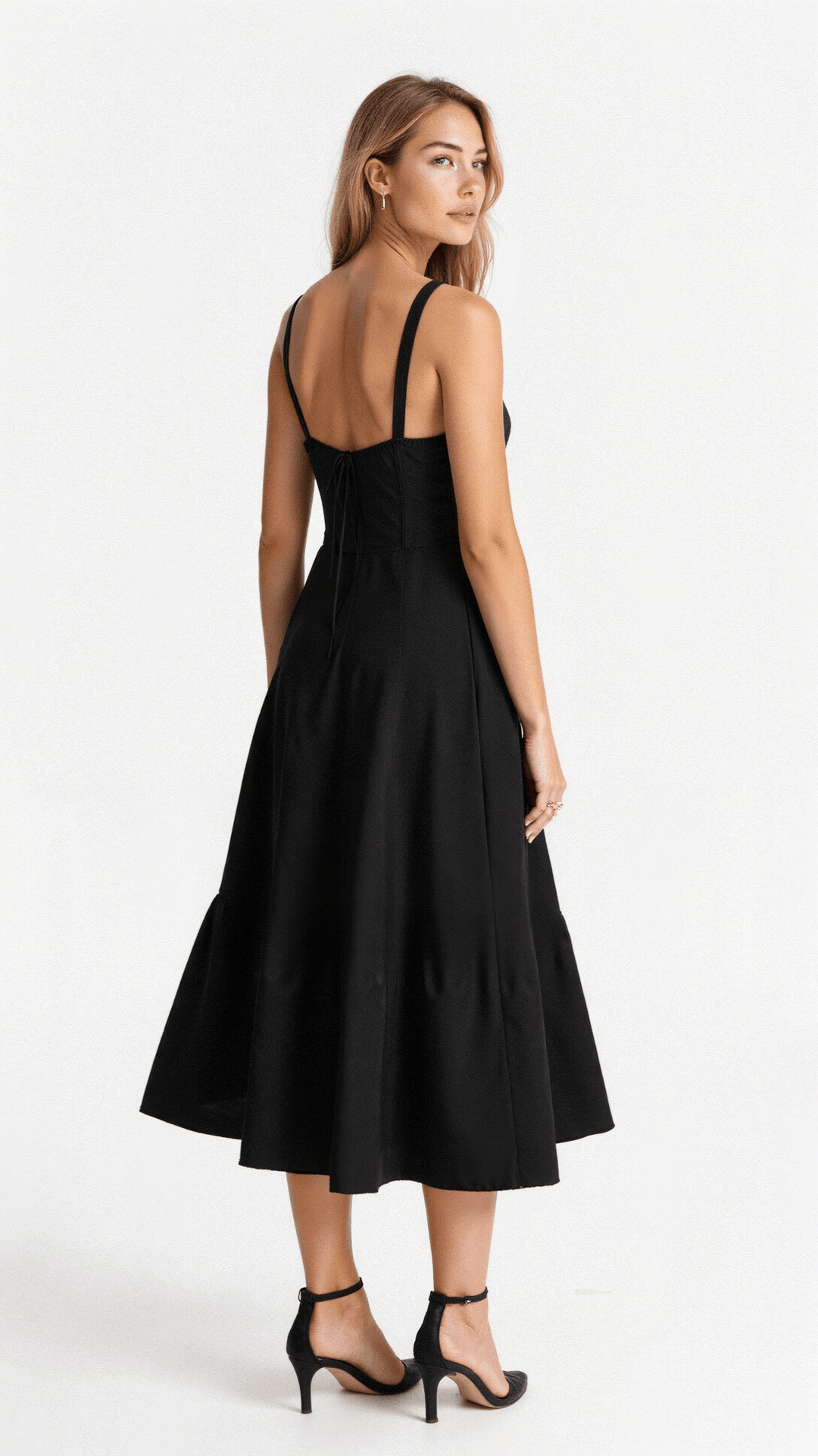 Elzbieta | Robe avec Liens à la Taille