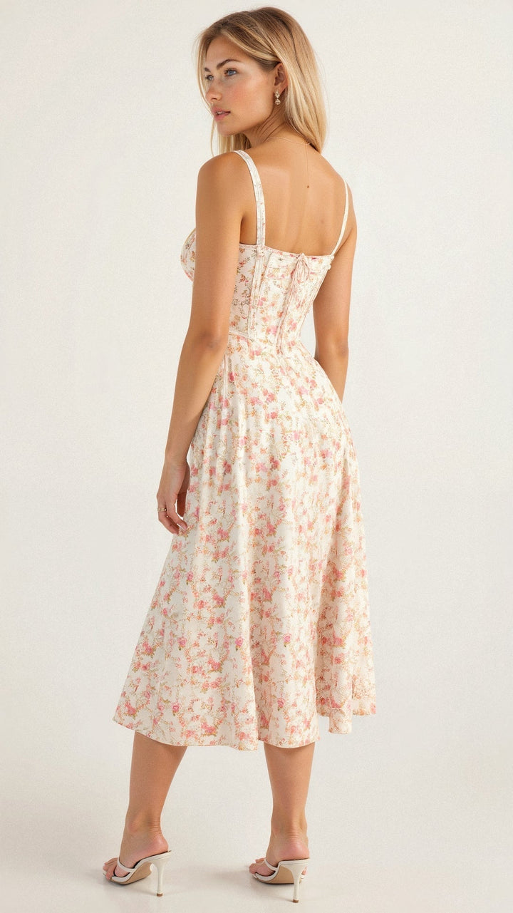 Elzbieta | Robe avec Liens à la Taille