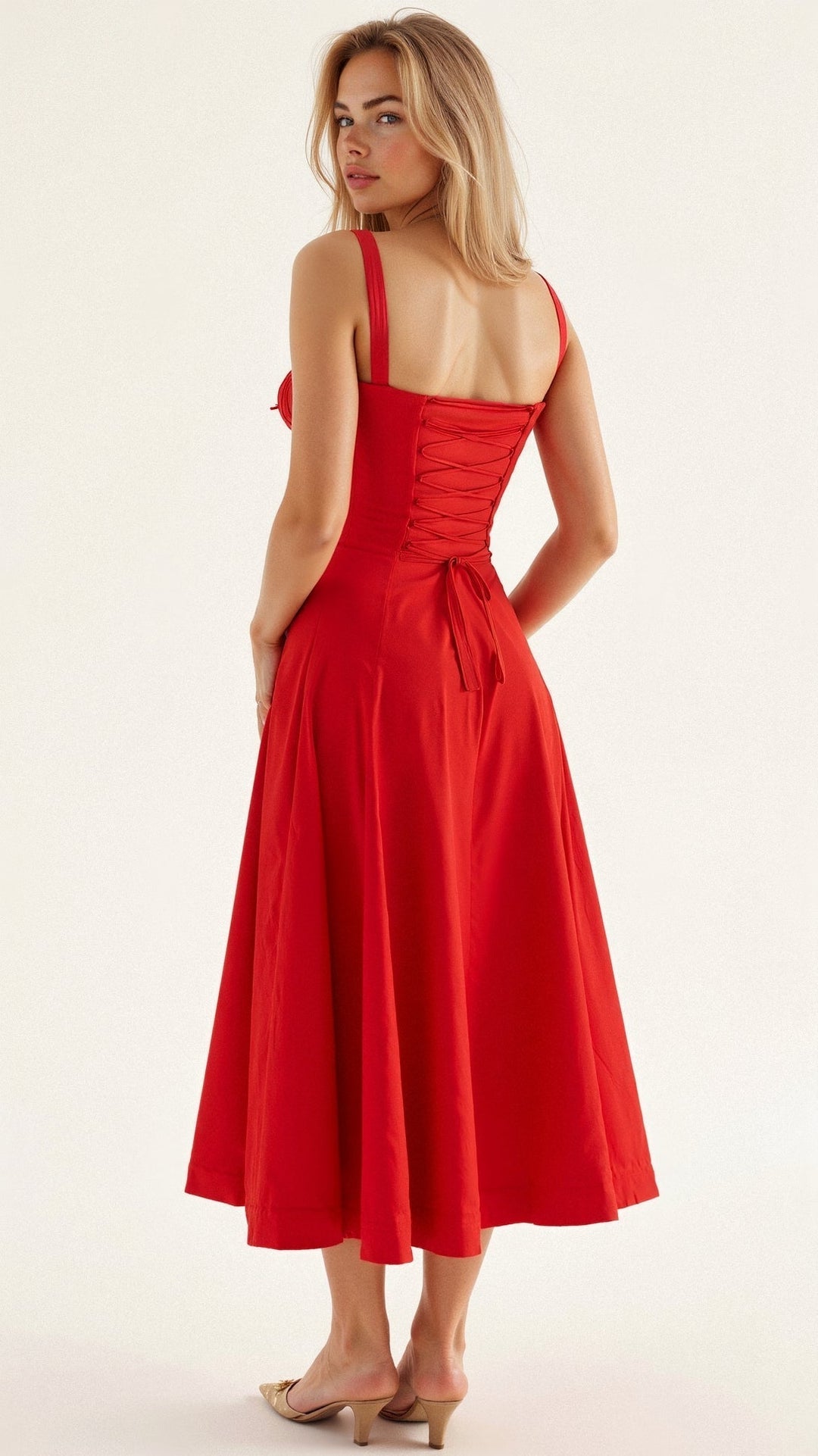 Elzbieta | Robe avec Liens à la Taille