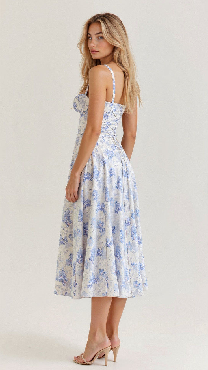 Elzbieta | Robe avec Liens à la Taille