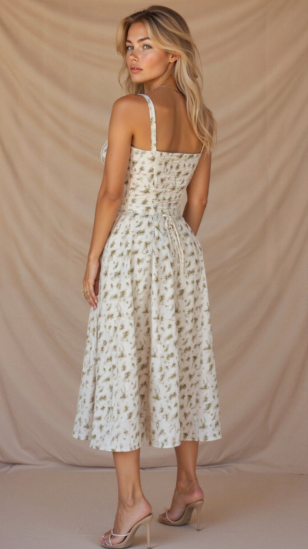 Elzbieta | Robe avec Liens à la Taille