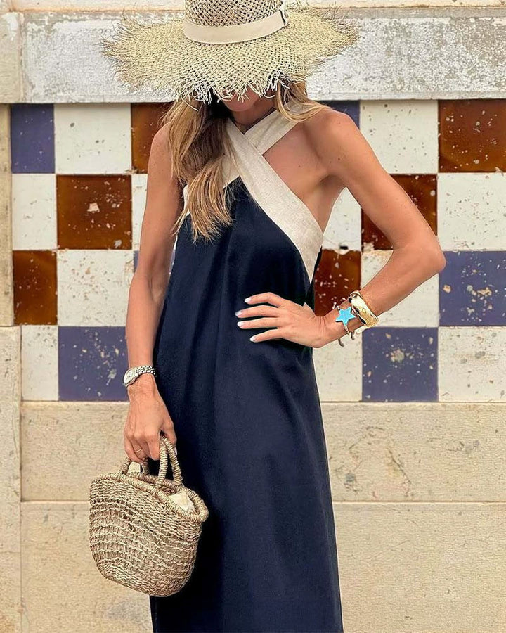 Kira | Robe femme avec décolleté croisé