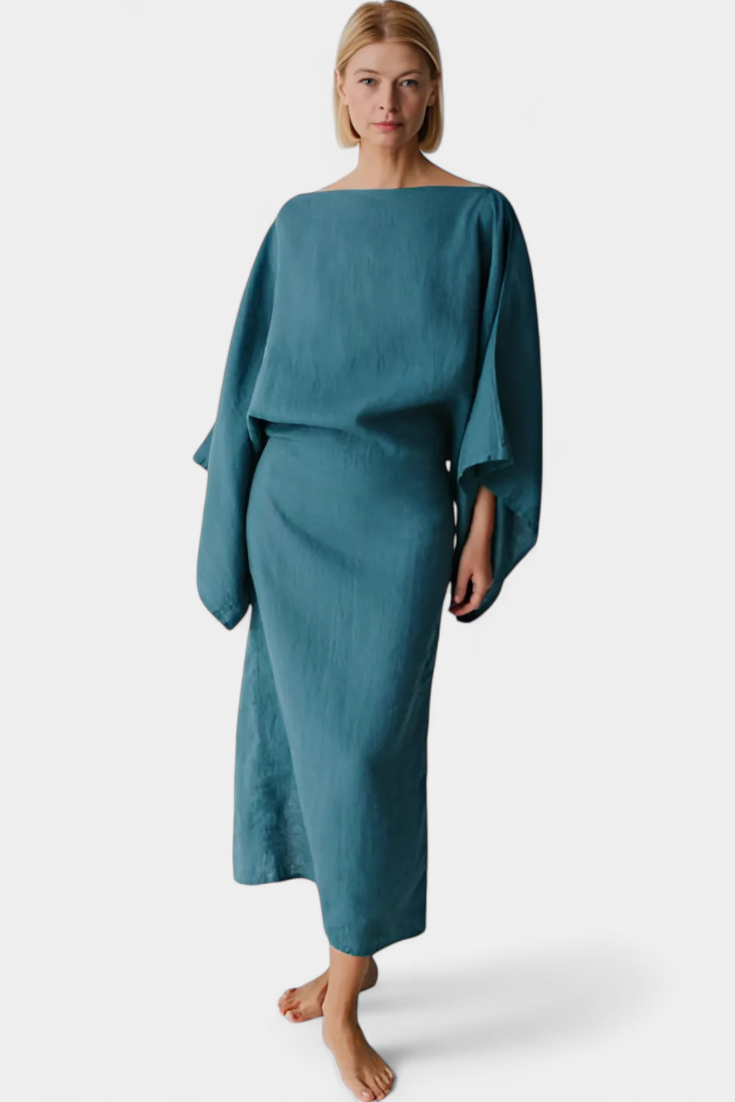 Otylia | Robe Kimono en tissu de la plus haute qualité