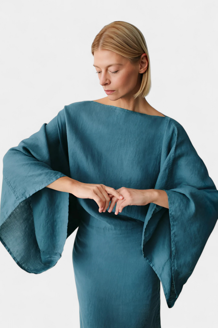 Otylia | Robe Kimono en tissu de la plus haute qualité