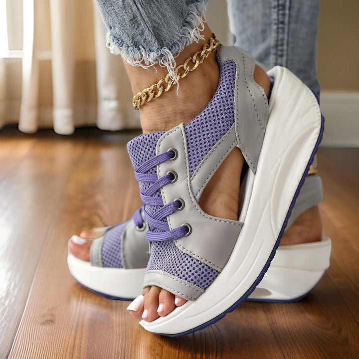 Sienna – Chaussures de Sport Orthopédiques Respirantes pour Femmes à Lacets
