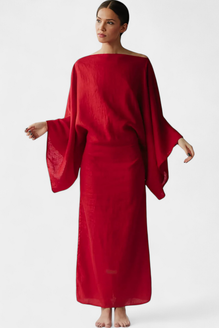 Otylia | Robe Kimono en tissu de la plus haute qualité