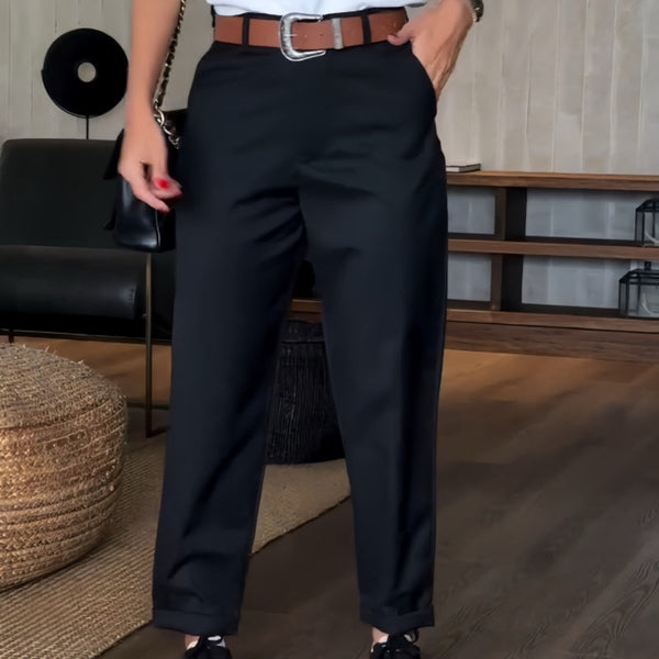 Sylwia | Pantalon Élégant à Rayures