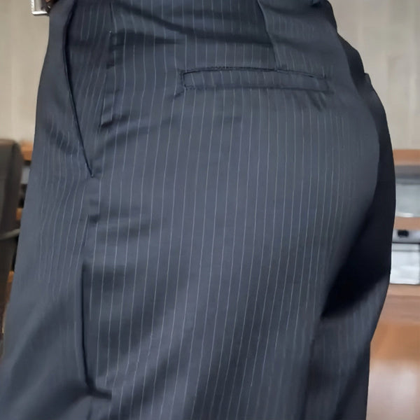 Sylwia | Pantalon Élégant à Rayures