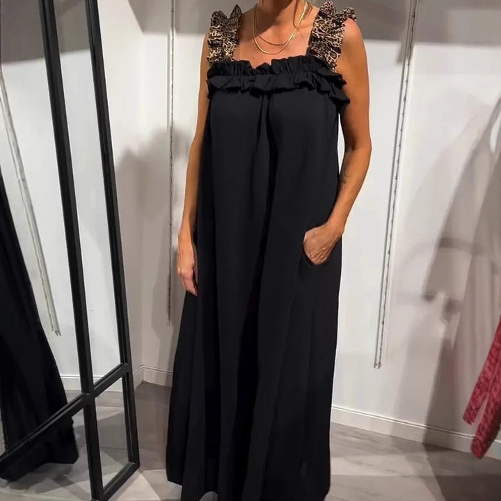 Klara | Robe Maxi Aérée à Bretelles avec Poches