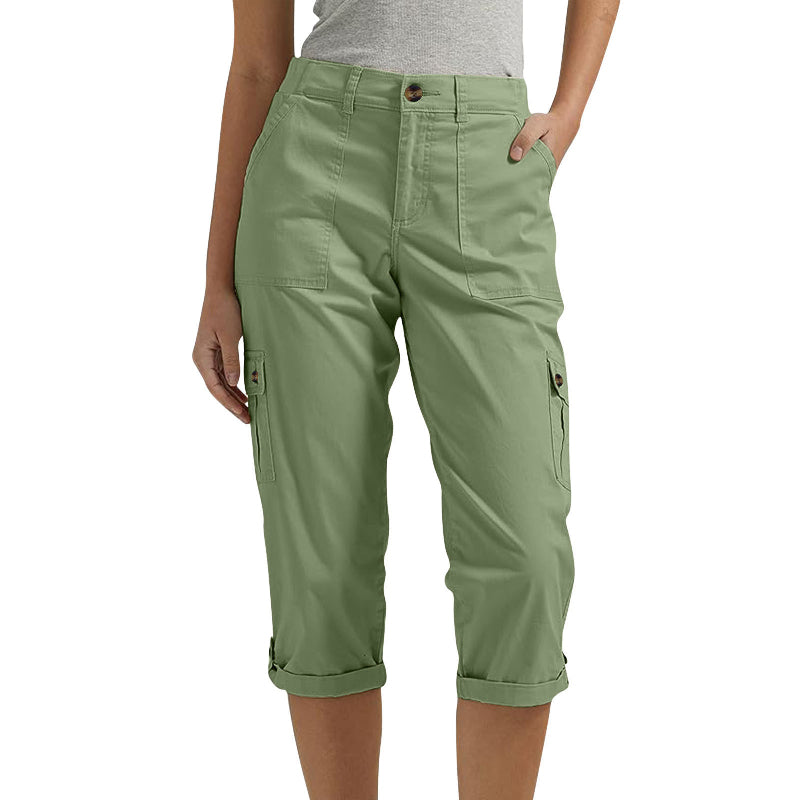 Alina | Shorts casual pour femmes avec plusieurs poches et taille haute